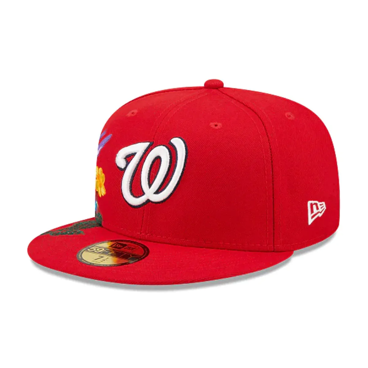 [60243431] Washington Nationals "Blooming" Red 59FIFTY Men's Fitted Hat