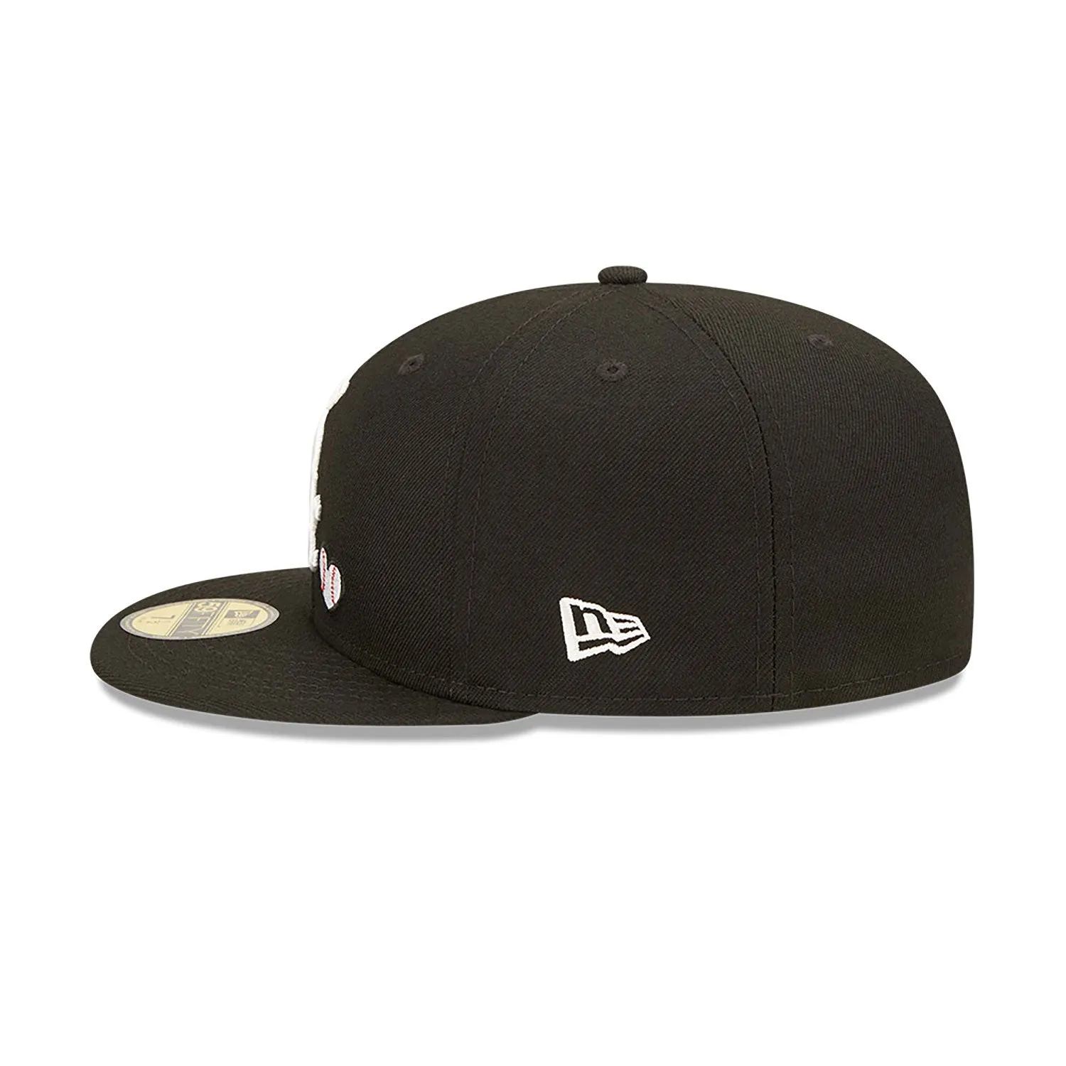 [60243674] Chicago White Sox 05 WS "Team Heart" Black 59FIFTY Mens Fitted Hat