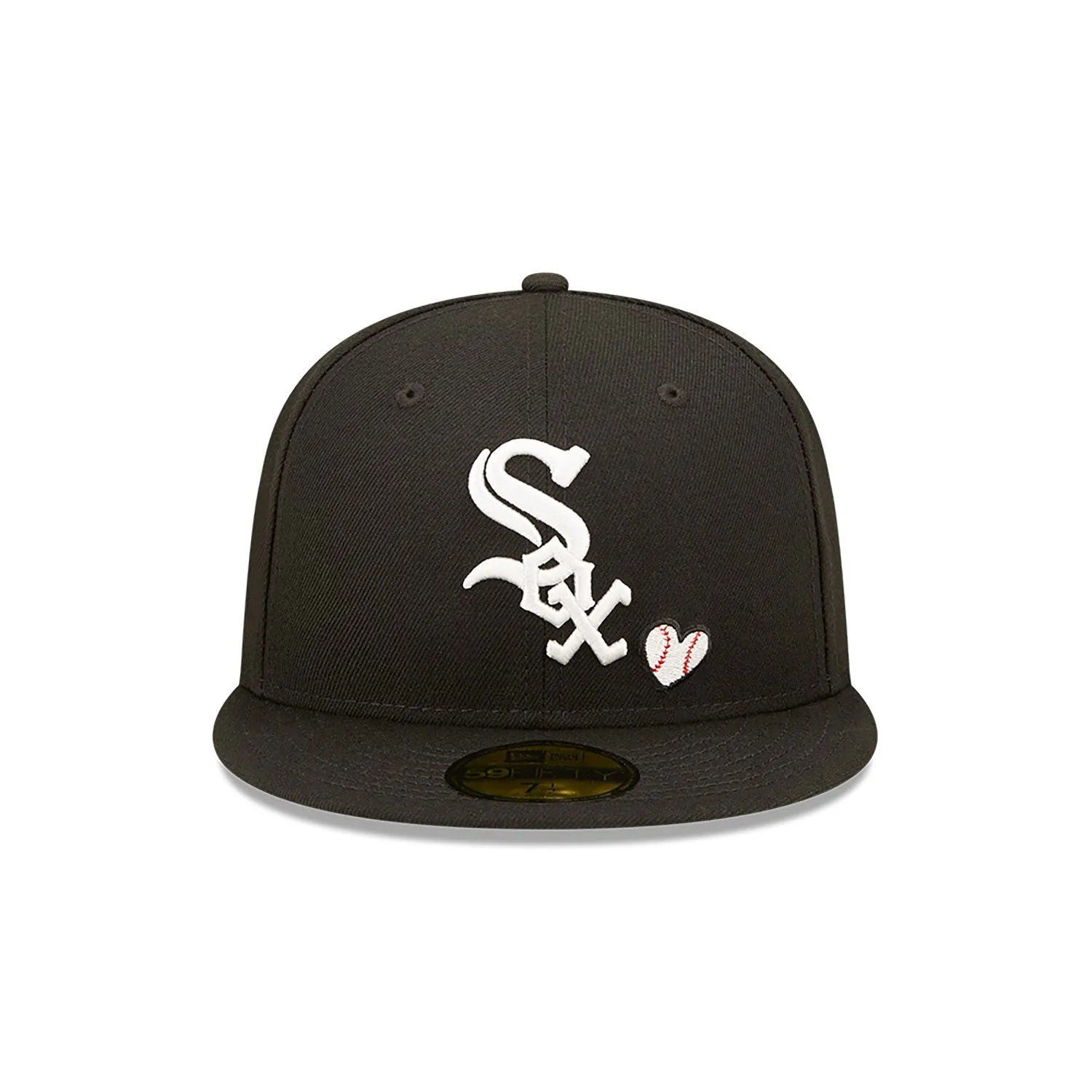 [60243674] Chicago White Sox 05 WS "Team Heart" Black 59FIFTY Mens Fitted Hat