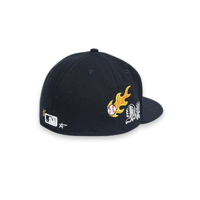 [60243726] New York Yankees "Scribble" Navy 59FIFTY Men's Fitted Hat