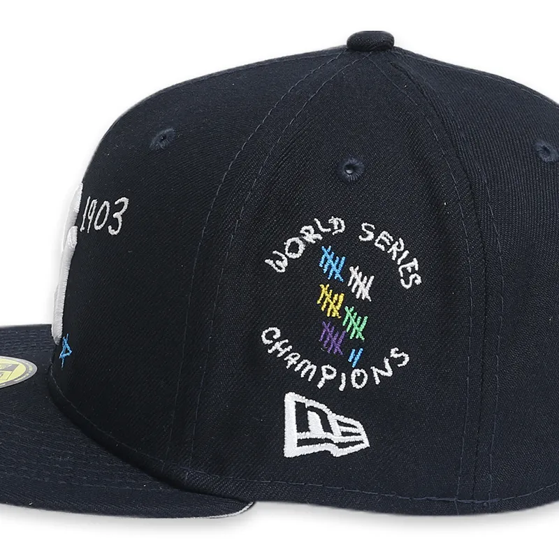 [60243726] New York Yankees "Scribble" Navy 59FIFTY Men's Fitted Hat