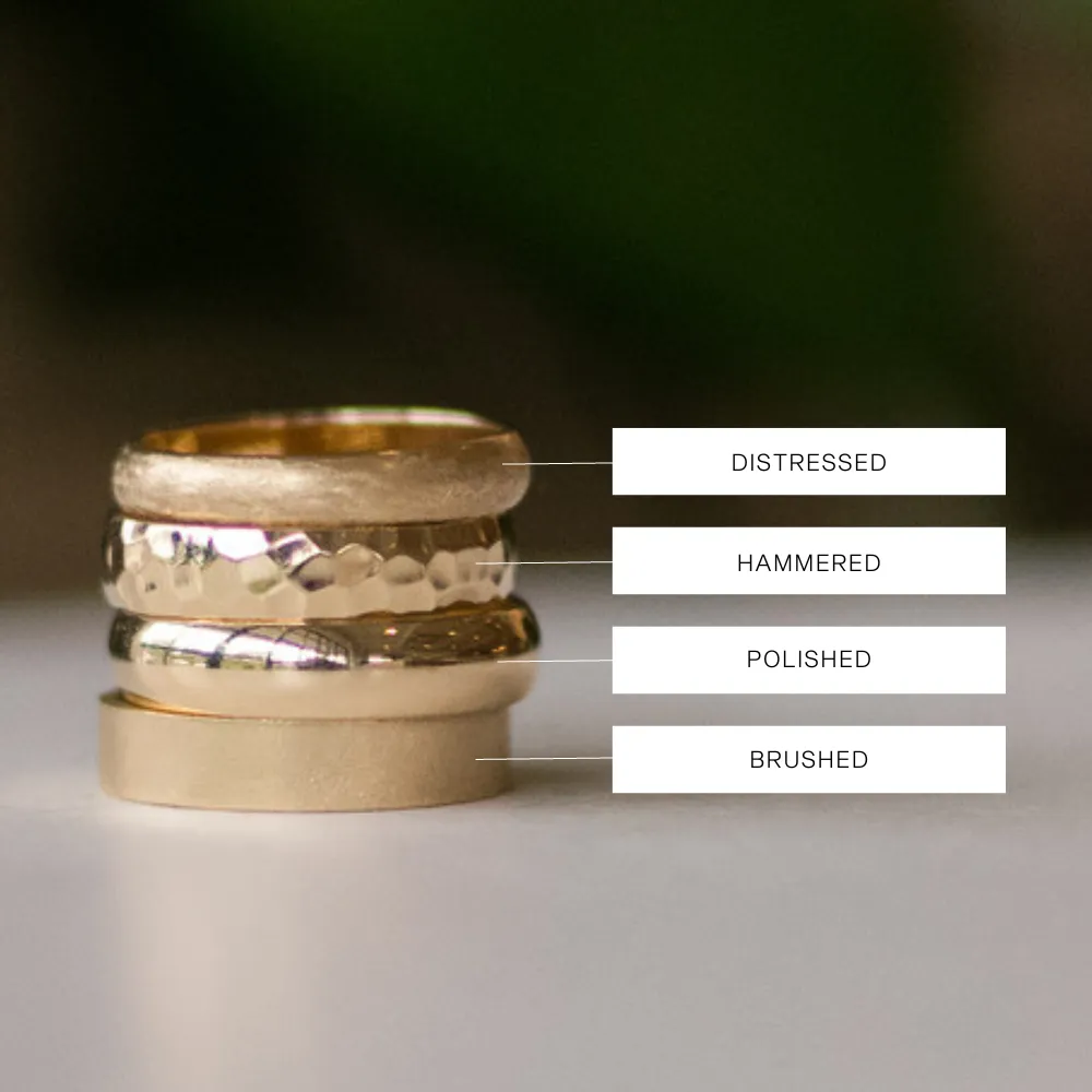 6mm Half-Round Band with Comfort Fit