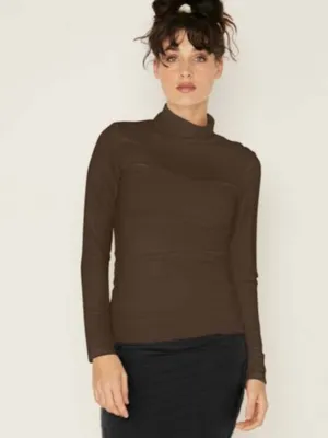 Bamboo Fitted Skivvy 2.0 - Cocoa