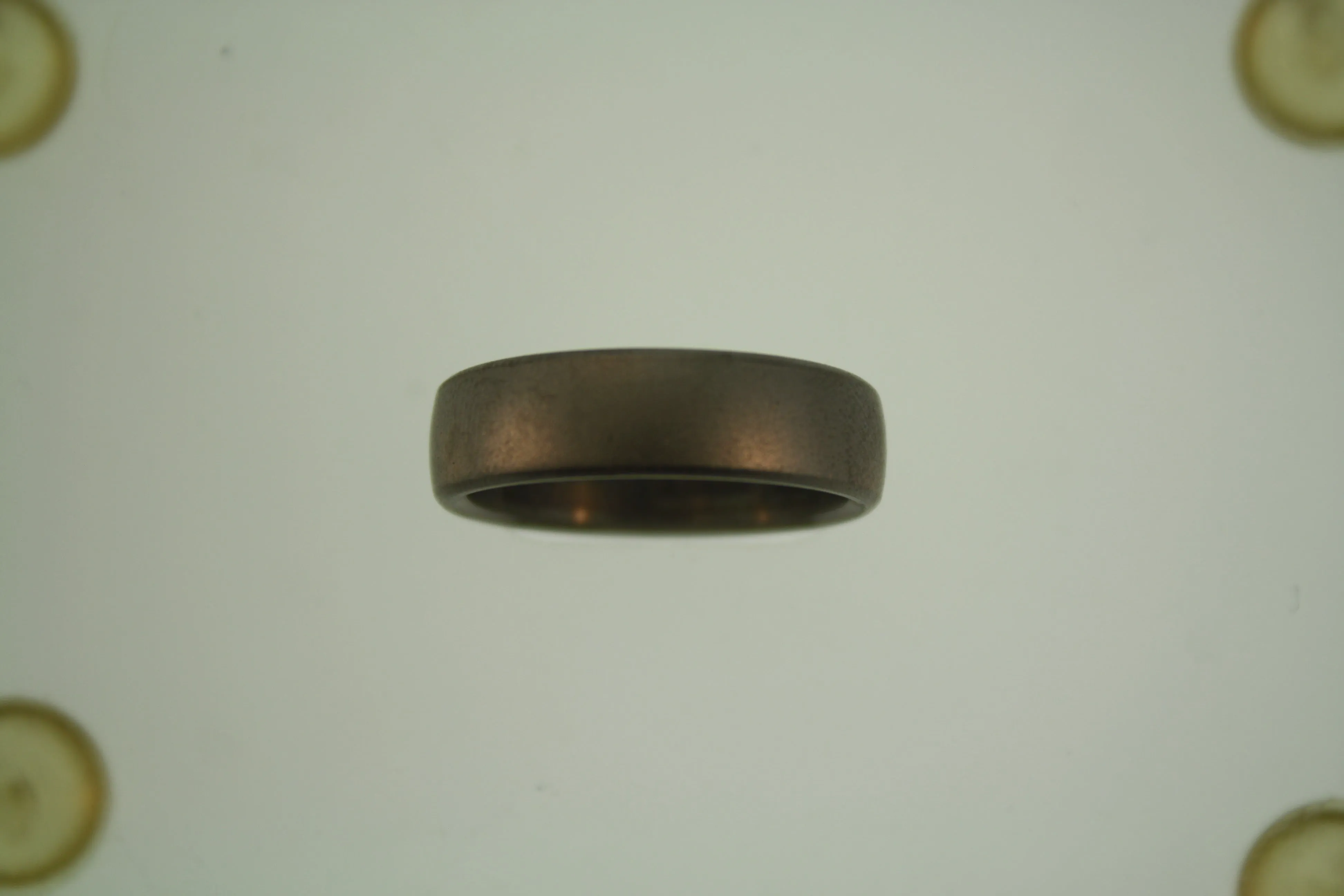 Comfort-Fit Satin Plain Metal Band