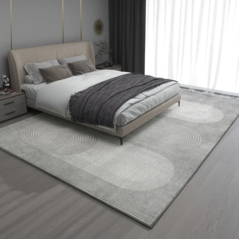 Dining Room Geometric Modern Rugs, Gray Contemporary Modern Rugs for Office, Bedroom Modern Rugs, Extra Large Modern Rugs for Living Room