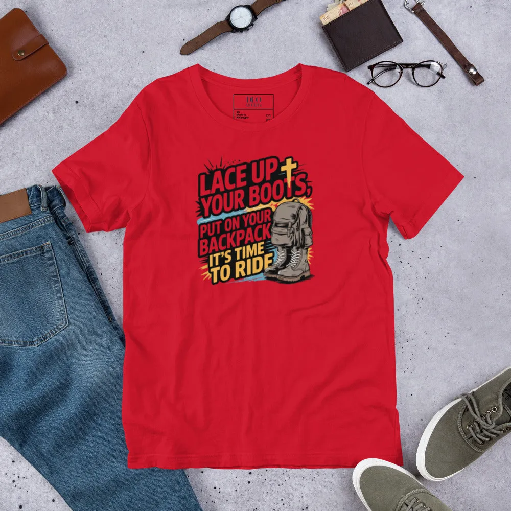 DUO MODERN "LACE UP YOUR BOOTS" Unisex T-Shirt