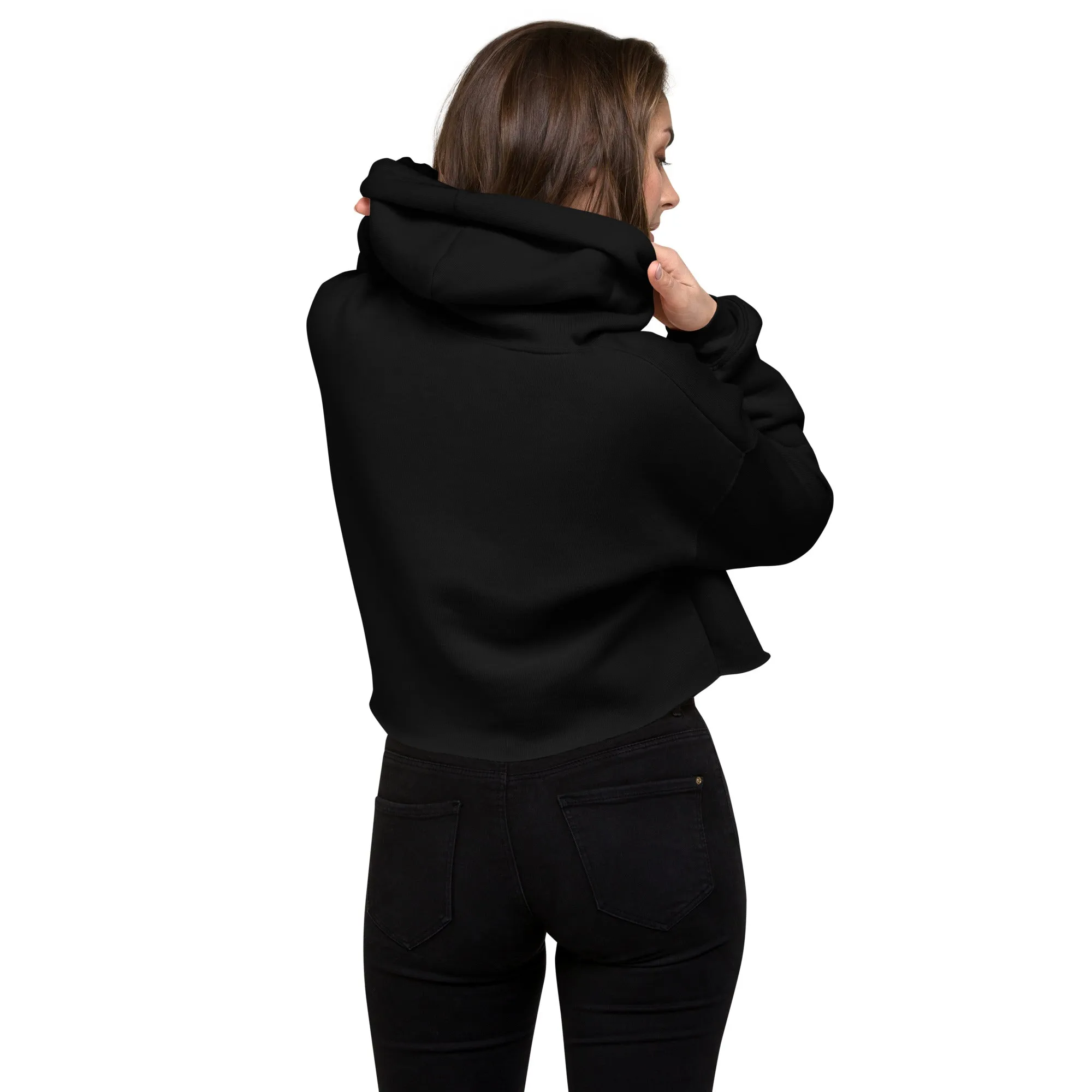DUO MODERN "Slay In Progress" Please Stand By Crop Hoodie