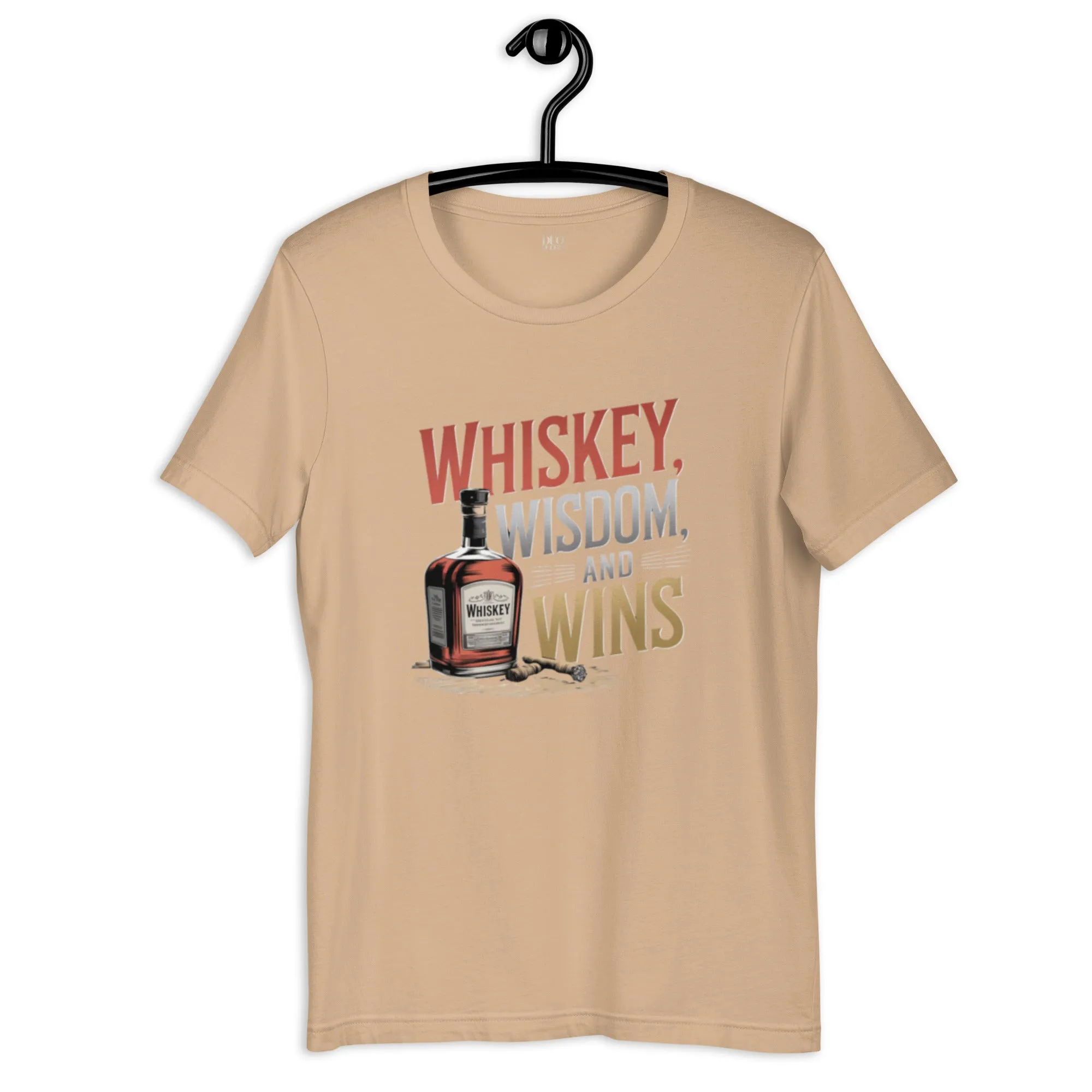 DUO MODERN "Whiskey, Wisdom, and Wins" Unisex T-shirt