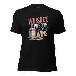 DUO MODERN "Whiskey, Wisdom, and Wins" Unisex T-shirt