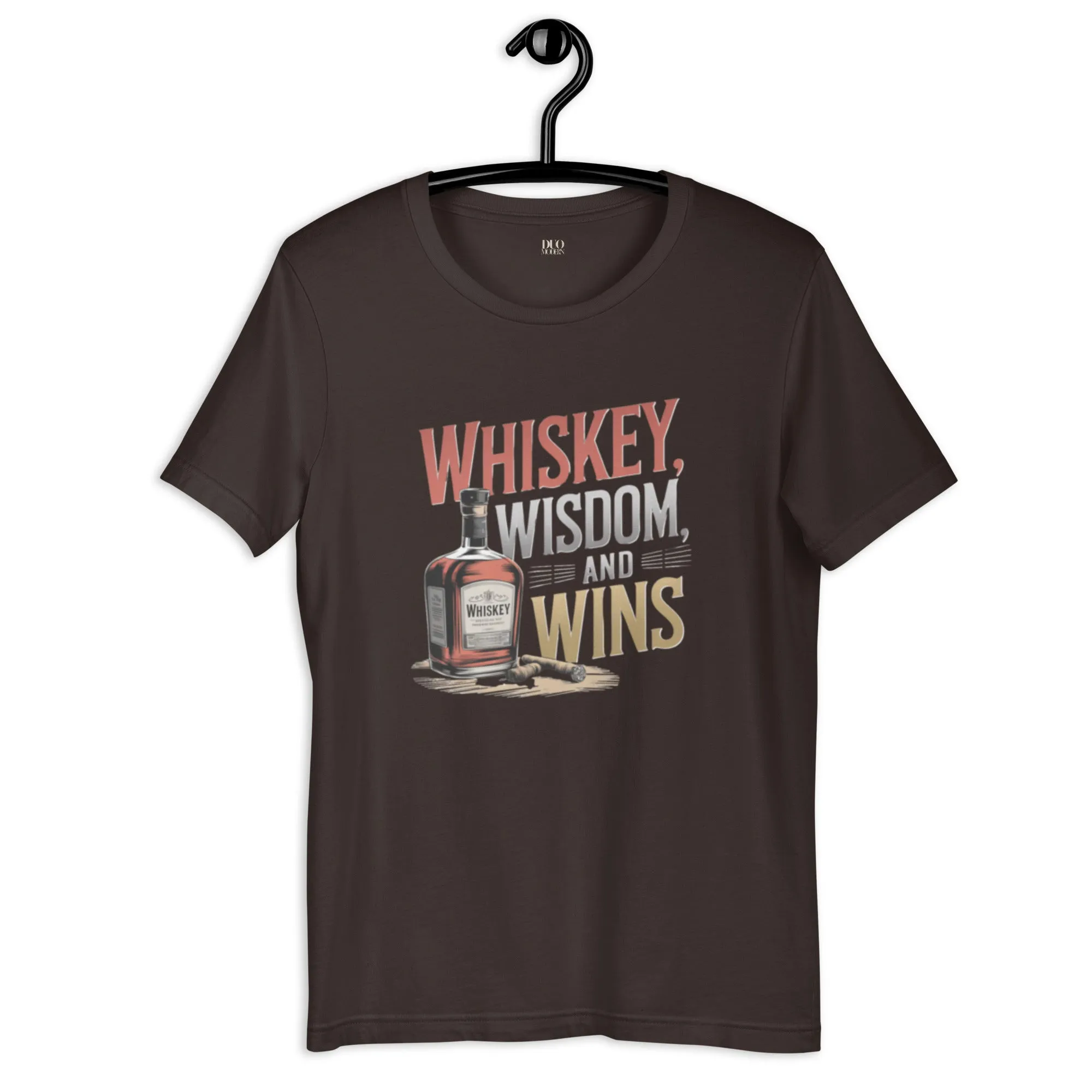 DUO MODERN "Whiskey, Wisdom, and Wins" Unisex T-shirt