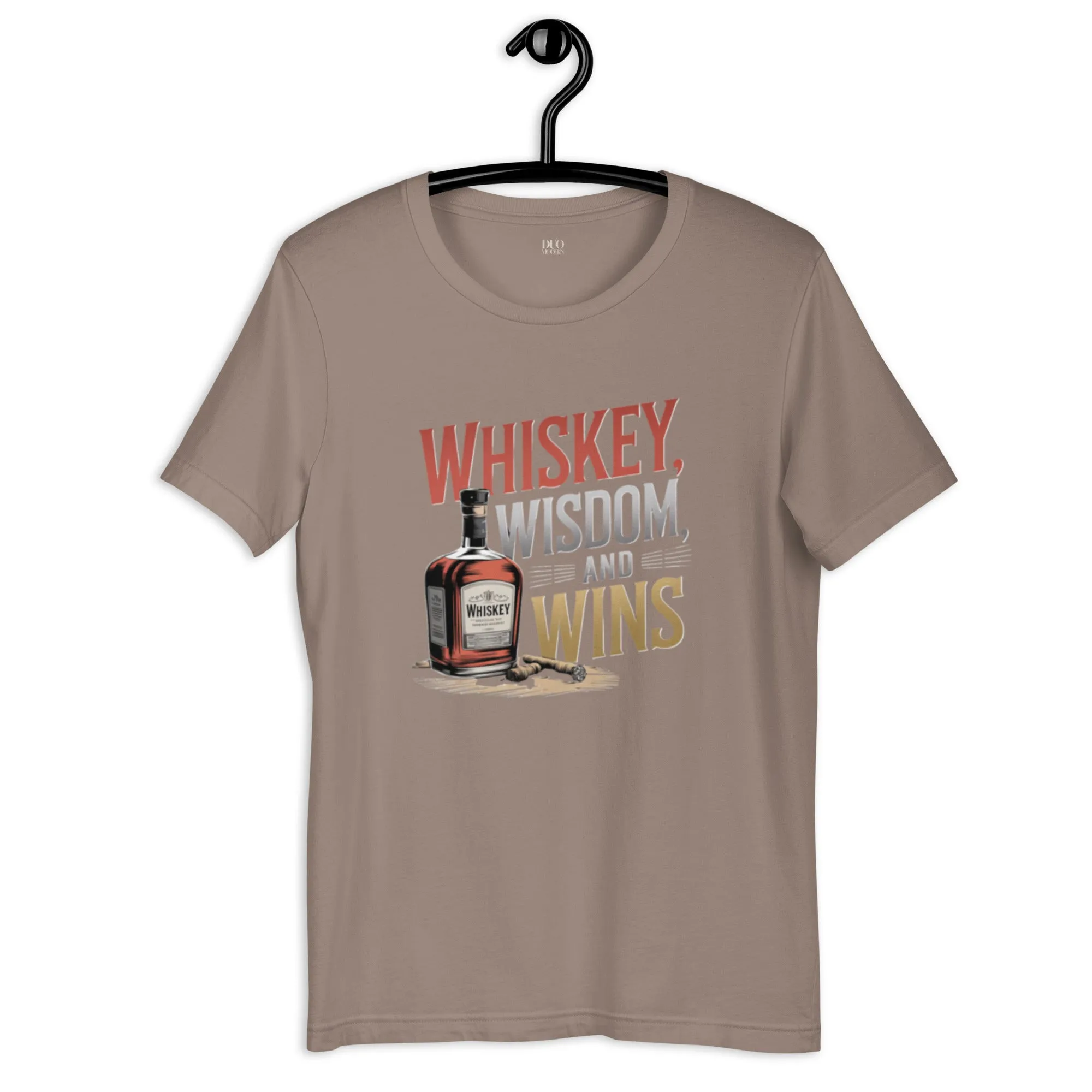 DUO MODERN "Whiskey, Wisdom, and Wins" Unisex T-shirt