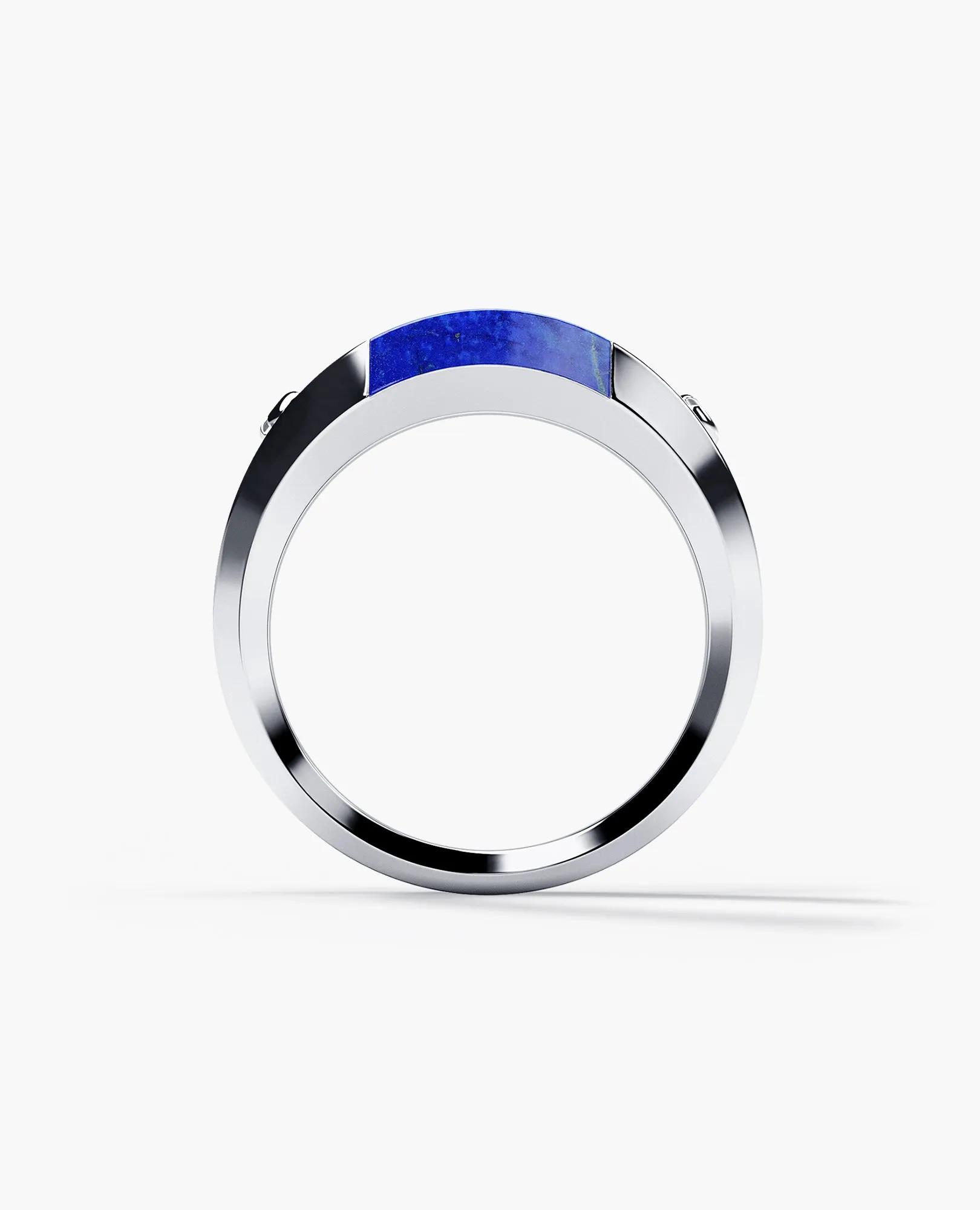 MONTANA Gold Signet Ring with Lapis