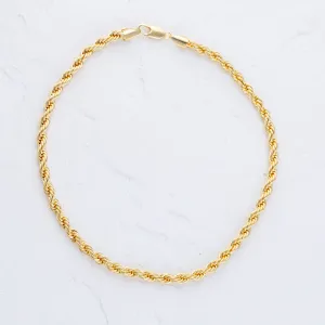 Rope link chain necklace- 6mm