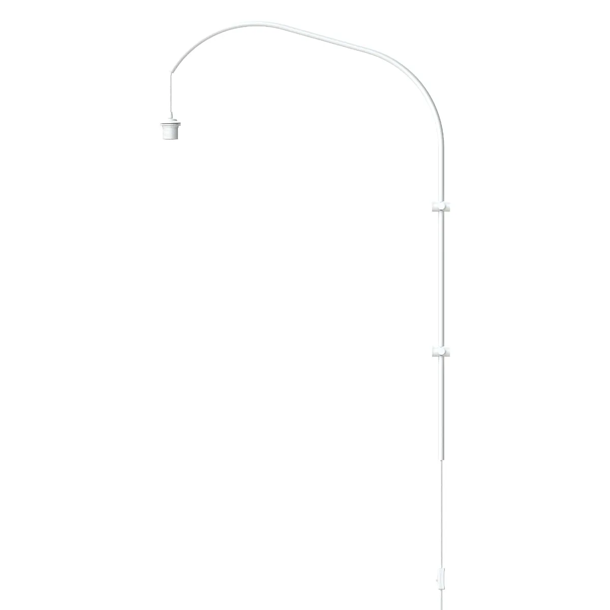 SILVIA Willow Black Wall Lamp