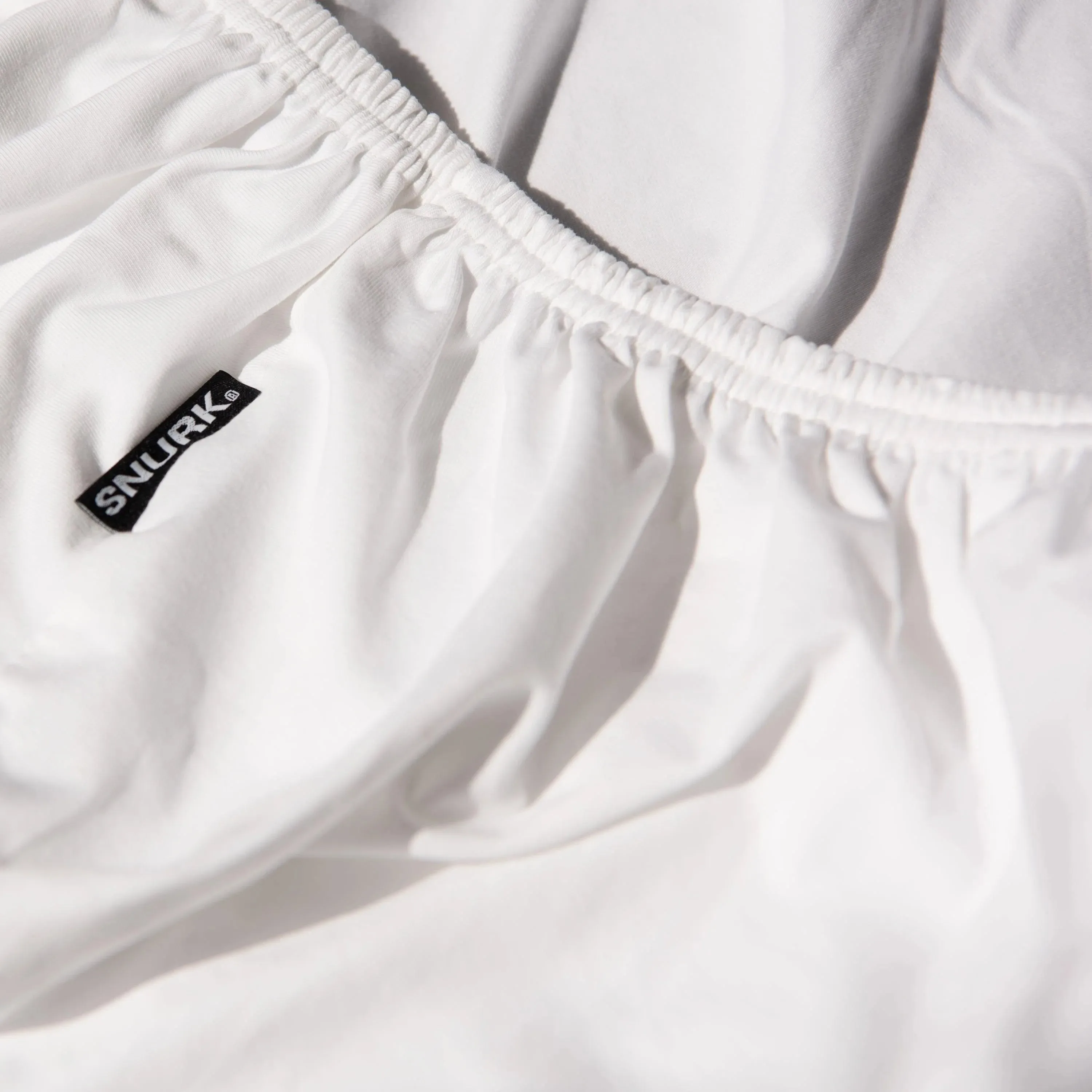 Snurk Fitted Sheet White
