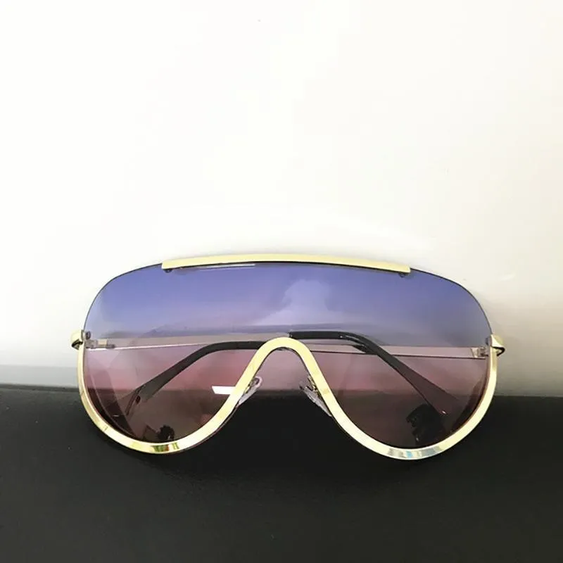 Trendy Shield Feminine Sunglasses