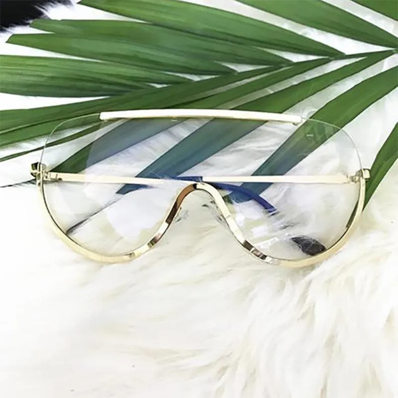 Trendy Shield Feminine Sunglasses