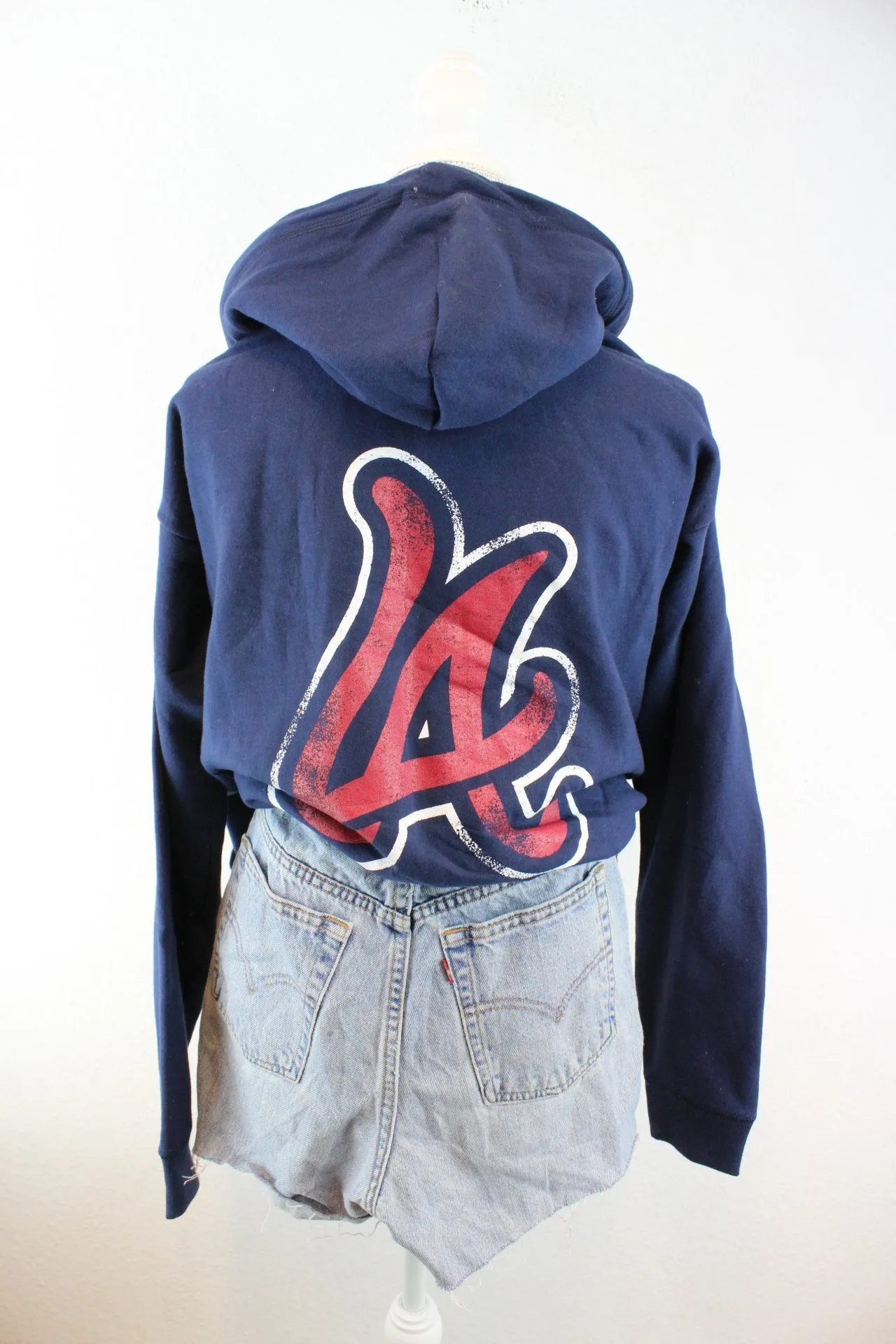 Vintage Blue Lauren Zip Hoodie (L)