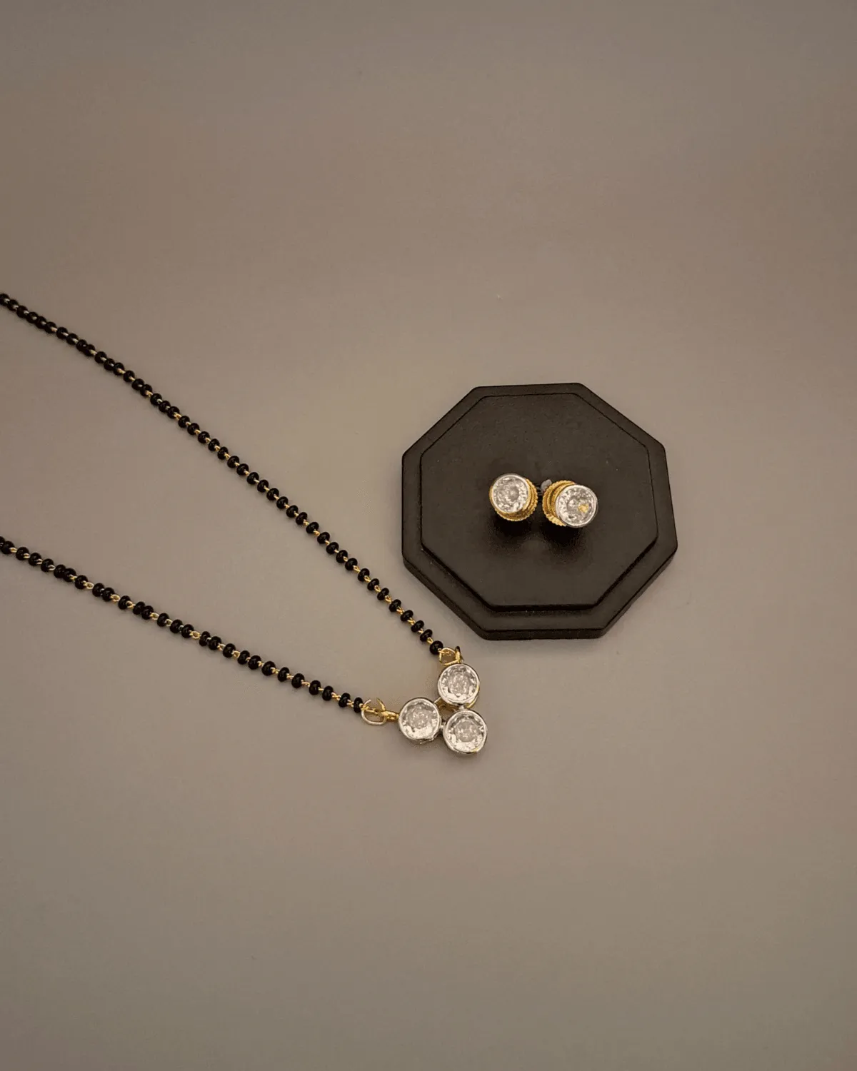 Zevarly Ishita Antique Gold Mangalsutra