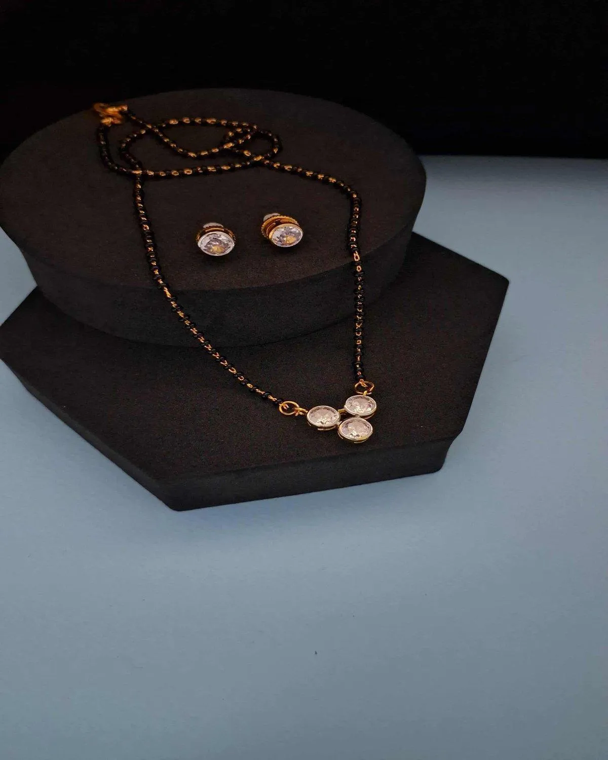 Zevarly Ishita Antique Gold Mangalsutra
