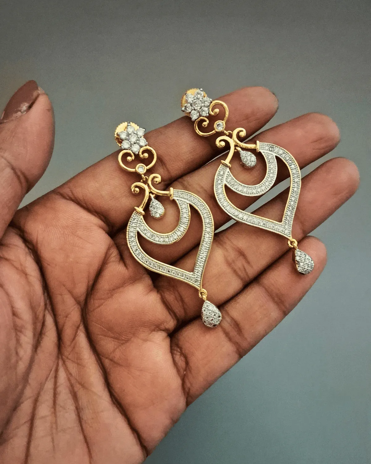Zevarly Nivisha Ad Earrings